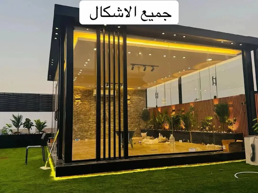 برجولة مدخل فيلا راقية حي النخيل